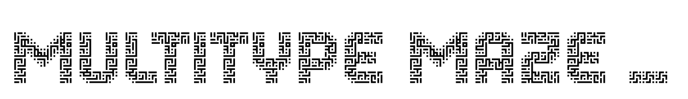 MultiType Maze Square Kufic